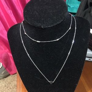 Double choker necklace